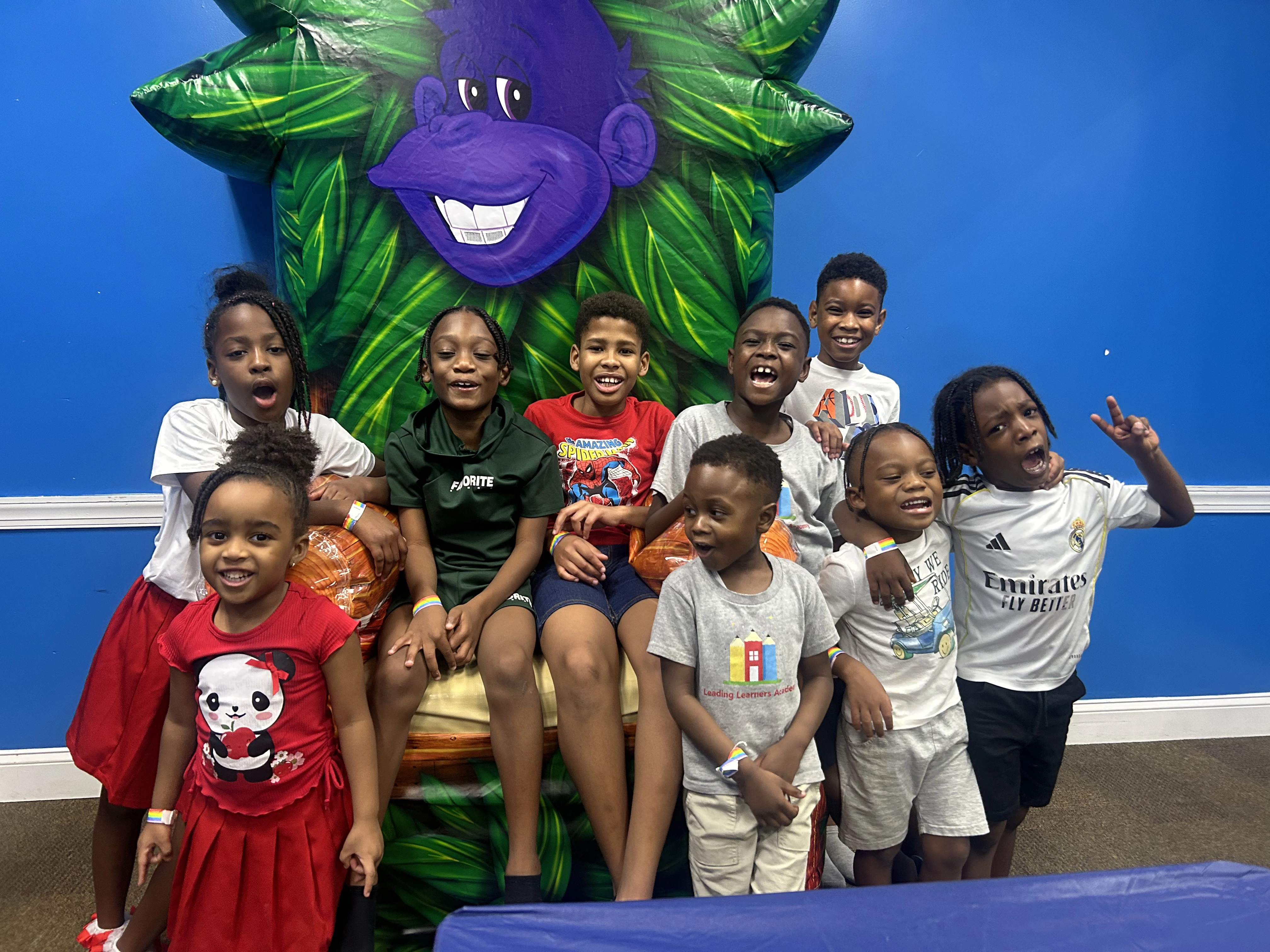 Children enjoying a summer learning activity
