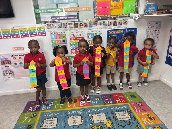 VPK learning activity at Leading Learners Academy